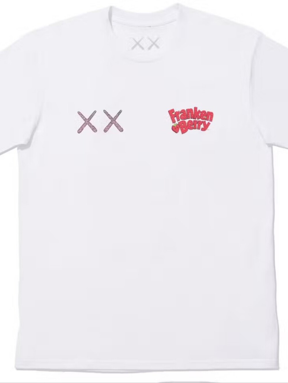 Franken Berry Logo Short Sleeve Tee - White